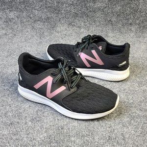 New Balance Womens Running Shoes Size 5M Fuel Core Coast Black Pink And White